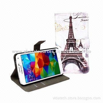 Leather Case with Card Slot and Holder for Samsung Galaxy Note3